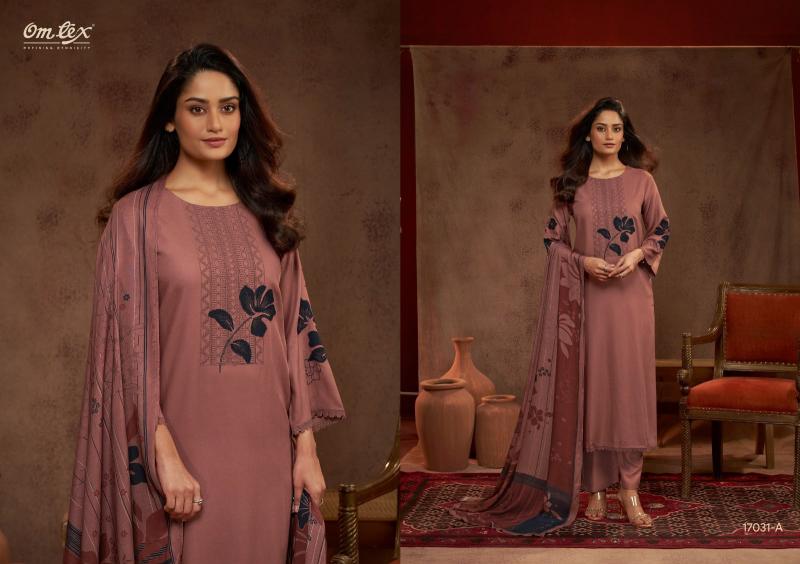 Omtex brisa pashmina dress materials wholesale